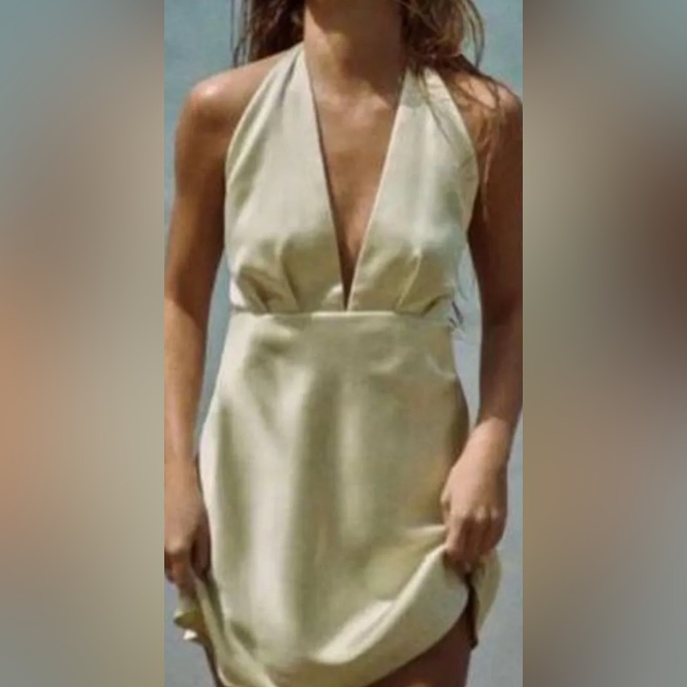 Zara Satin Mini Dress
